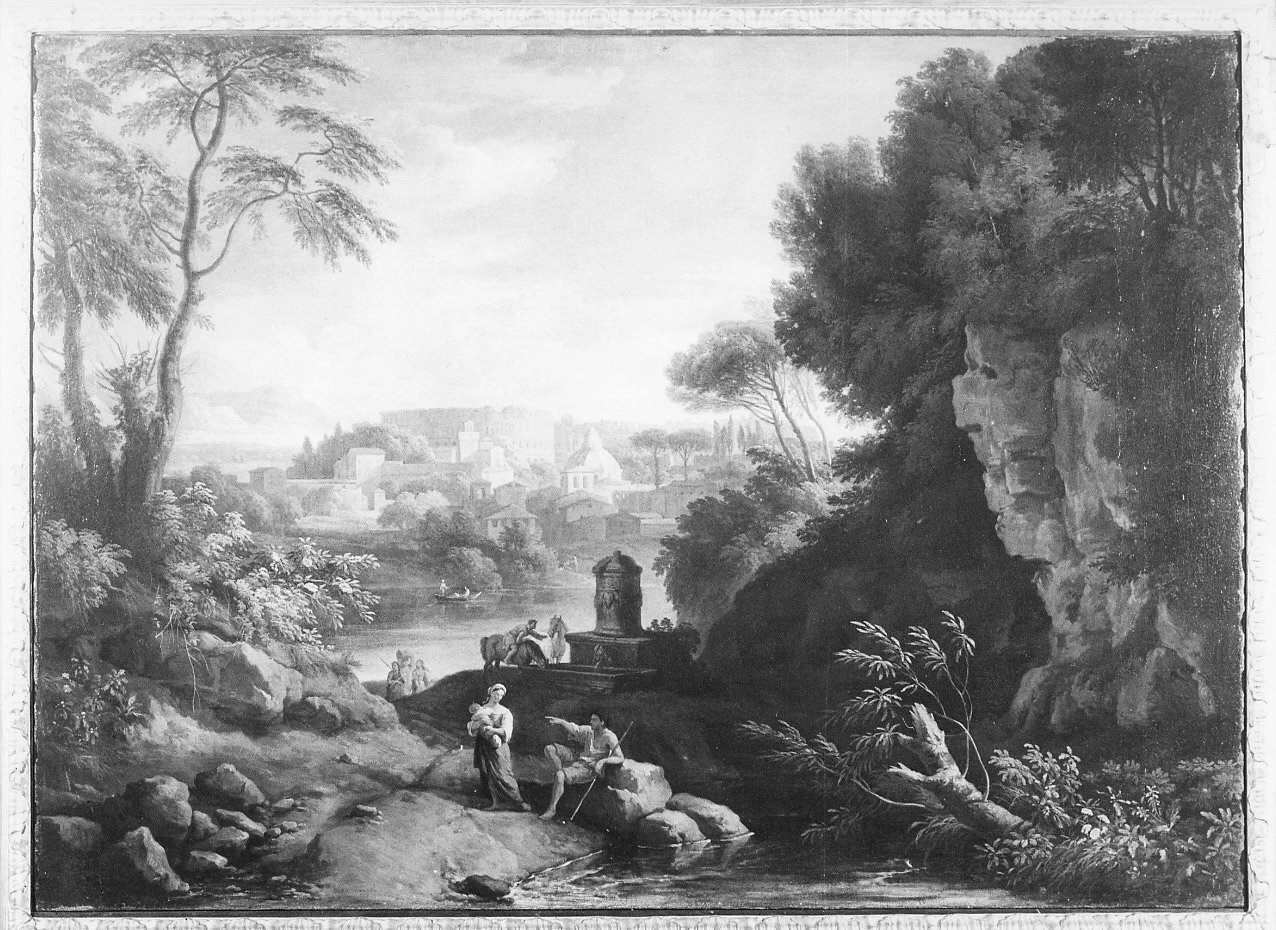 Paesaggio fluviale - Palazzo Doria Spinola, Genova